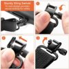 EZshoot 2 Point Sling Rifle Sling with Swivels, Comfortable Neoprene Padded, Length Adjustable Two Point Sling for Outdoors - Image 6