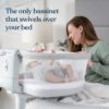 Halo BassiNest Swivel Sleeper 3.0, Baby Bassinet, Grey - Image 2
