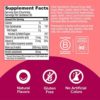 OLLY Undeniable Beauty Gummy, For Hair, Skin, Nails, Biotin, Vitamin C, Keratin, Chewable Supplement, Grapefruit, 30 Day Supply - 60 Count - Image 4
