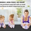 Gorilla Mats Premium Extra Large Yoga Mat – 9' x 6' x 8mm Extra Thick & Ultra Comfortable, Non-Toxic, Non-Slip Barefoot Exercise Mat – Works Great on Any Floor for Stretching, Cardio or Home Workouts - Image 4