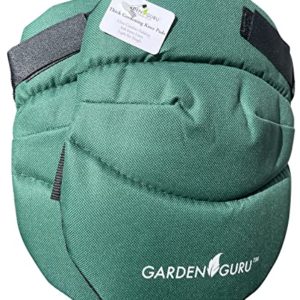 Garden Guru Cushioned Gardening Knee Pads with Adjustable Straps - Soft Inner Liner, Ultra Comfort Padding, Garden Kneelers for Yard Work, Cleaning, Household Chores, Roofing, and More