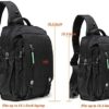 Nicgid Sling Bags Chest Shoulder Backpacks, 13.3'' 14.1'' Laptop Backpack Crossbody Messenger Bag Travel Outdoor Men Women - Image 2