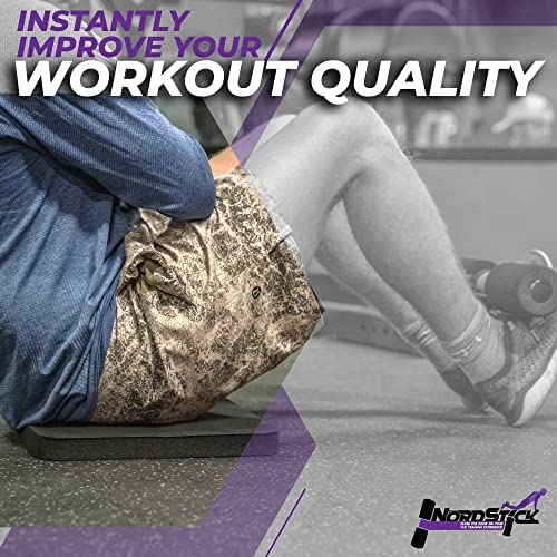 Nordstick Nordic Curl Knee Pad - Premium Soft Feel and Extra Thick 1.2" (30.5mm) - Pad Provides Cushion for Knees and Elbows - Durable & Portable Exercise Mat For Many Workouts And Everyday Tasks - Image 6