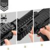 HANAMO Rifle Sling 2Point Sling Quick Adjust with QD Sling Swivels, 2 PCS QD Sling Mount for Mlok Rail, Two Point Sling Gun Sling Strap with Fast Adjust Loop Quick Release Sling Attachment - Image 8