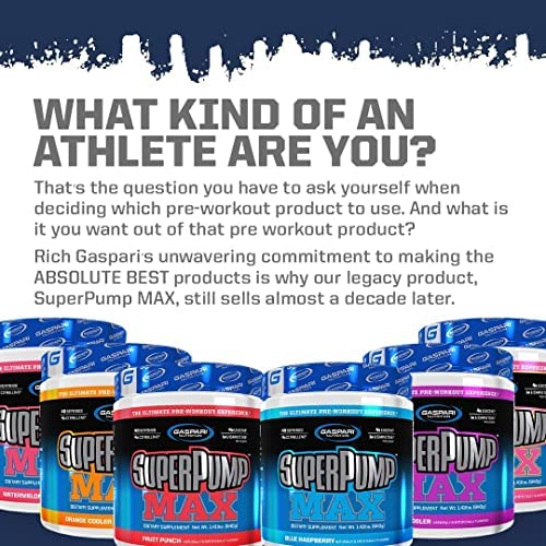 Gaspari Nutrition Super Pump Max, Pre Workout Supplement 40 Servings, Sustained Energy & Nitric Oxide Booster Supports Muscle Growth, Recovery & Replenish (40 Servings, Rainbow Candy) - Image 4