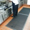 Rubber-Cal 03_122_WBK 1/2-inch Dura Chef Anti-Slip Rubber Kitchen Mat, 1/2" x 36" x 60", Black - Image 5