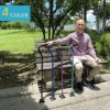 Adjustable Cane for Men & Women - Lightweight & Sturdy Offset Walking Stick - w/Additional Big Tip - Mobility Aid for Elderly, Seniors & Handicap - Image 2