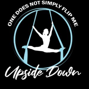 One does not simply flip me upside down: Aerial Yoga Lined Book, Aerial Gymnastic Book, Aerial Silk Dancer Book Lined, Aerial Ribbon Lined Book, ... Book Lined, Aerial Contortion Book Lined
