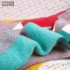 OutdoorMaster Kids Ski Socks - Merino Wool Blend, OTC Design w/ Non-Slip Cuff - Image 4