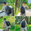 Nicgid Sling Bags Chest Shoulder Backpacks, 13.3'' 14.1'' Laptop Backpack Crossbody Messenger Bag Travel Outdoor Men Women - Image 7
