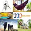 Hikemax 7075 Aluminum Carabiners, Heavy Duty Carabiners Clips 12 KN for Hammocks, Clipping On Camping Accessories, Keychains - Image 6
