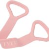 Luqeeg Resistance Band, Elastic Rope Figure 8 Exercise Band with Massage Handle, Portable Silicone Stretch Fitness Band for Yoga, Pilates, Stretching, Home, Gym, Workout - Image 6