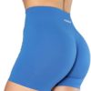 AUROLA Dream Collection Workout Shorts for Women High Waist Seamless Scrunch Athletic Running Gym Yoga Active Shorts Black - Image 4