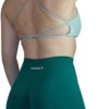 AUROLA Workout Sports Bras Women Athletic Removable Backless Strappy Criss Cross Light Support Gym Fitness Yoga Crop Bra - Image 5