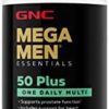 GNC Mega Men 50 Plus One Daily Multivitamin for Men, 60 Count, Take One A Day, Supports Prostate, Heart, Brain, and Eye Health - Image 2