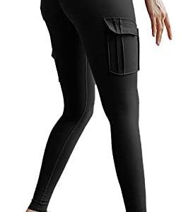 DUOWEI Plus Size Utility Pants for Women Women Cargo Pants Casual High Waist Jogger Pant Loose Outdoor Twill Plus Size