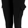DUOWEI Plus Size Utility Pants for Women Women Cargo Pants Casual High Waist Jogger Pant Loose Outdoor Twill Plus Size - Image 3