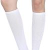 SATINIOR Women Knee Socks High Socks High Thigh Stockings for Cosplay, Halloween, Party, Daily Wear (White,M) - Image 5