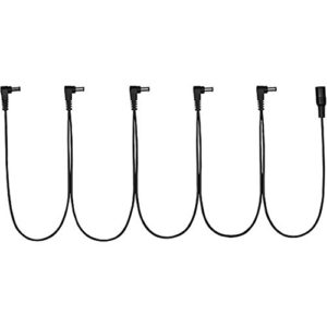 HQRP 5 Daisy Chain Cable for Ibanez Guitar Effect Pedals Plus Coaster
