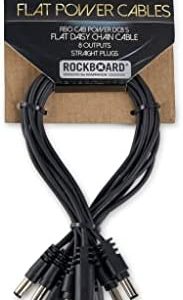 Rockboard Flat Daisy Chain Cable 8 Outputs, straight