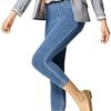 No nonsense Women's Classic Denim Capri Legging with Pockets - Image 4