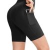 BELYIA Workout Shorts for Women with 2 Side Pockets High Waisted Yoga Shorts Women Biker Shorts Running Shorts - Image 2