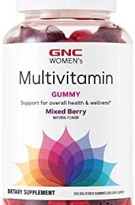 GNC Women's Multivitamin Gummy Supplement | Daily Vitamin | Mixed Berry Flavor | 120 Gummies