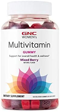 GNC Women's Multivitamin Gummy Supplement | Daily Vitamin | Mixed Berry Flavor | 120 Gummies