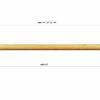Montessori Wooden Pull Up Bar for Infants - Solid Wood - Image 9