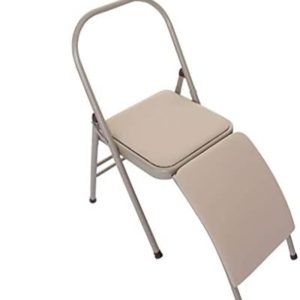Folding Yoga Chair, Yoga Inverted Trainer, 36.3 MM Widened Lumbar Support - Detachable, Reduced Fatigue, Enhanced Body Safety, Easy to Install (3 Models, Size 45.5 47 80CM)