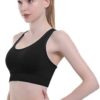 Sports Bras for Women Padded High Impact Seamless Criss Cross Back Workout Tops Gym Activewear Bra - Image 5