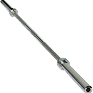 7 Foot Chrome Olympic Weight Bar By Deltyech Fitness