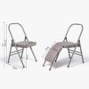 Multifunctional Yoga Chair Professional Yoga Chair Folding Yoga Chair Yoga Stool Assistive Exercise Chair (Color : Black, Size : 81 * 41 * 102cm) - Image 7