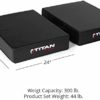 Titan Fitness Black Silencer Drop Pad Set, Weightlifting Drop Pads, 6" Crash Cushion Pads - Image 2
