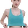 Sports Bras for Women Padded High Impact Seamless Criss Cross Back Workout Tops Gym Activewear Bra - Image 7