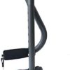Ez2care Adjustable Folding Quad Cane for Right or Left Hand Use, Lightweight, Self Standing Small Base Walking Stick for Travel and Storage, Four Prongs Collapsible Cane, Metallic Grey - Image 3