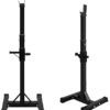 Maxi Adjustable Portable Squat Power Rack Weight Bench Press Barbell Stand Holder Gym - Image 4