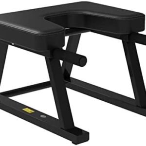 Home Inversion Bench Upside Down Yoga Fitness Stretcher All Steel Support Frame Comfortable Handle (Color : Black, Size : 50 * 37 * 32cm)