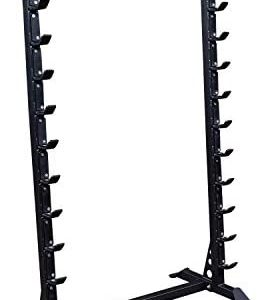 Body-Solid Horizontal Barbell Rack, Black (SBS100)