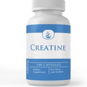 Pure Original Ingredients Creatine, (100 Capsules) Always Pure, No Additives Or Fillers, Lab Verified