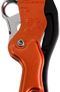 aternee Professional Self-Braking Double Stop Descender Belay Device