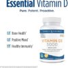 Nordic Naturals Vitamin D3 5000, Orange - 120 Mini Soft Gels - 5000 IU Vitamin D3 - Supports Healthy Bones, Mood & Immune System Function - Non-GMO - 120 Servings - Image 3