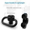 Bontok Sling Swiels Mount, 1.25 Inch Sling Mount Mloc Attachments Set for Two Point Traditional Sling (2 Pack) - Image 2