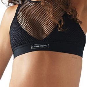 Savage x Fenty Womens Pin Up Low-Impact Sports Bra
