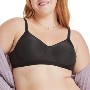 Hanes Women's X-Temp Wireless Bra with Cooling Mesh, Full-Coverage, Convertible T-Shirt Bra