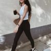 Leggings with Pockets for Women - Buttery Soft Non See Through Yoga Pants High Waist Tummy Control Workout Athletic Pants - Image 2
