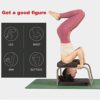 Priority Culture Yoga Headstand Bench Inversion Bench Can Withstand 440 Lbs Handstand Machine Treat Back Pain Stable Inversion Chair (Color : Black, Size : 405435cm) - Image 2