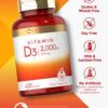 Vitamin D3 2000 IU Softgels | 400 Count | Non-GMO, Gluten Free Formula | 50 mcg | Vitamin D Supplement | by Carlyle - Image 4