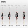 Booms Fishing CRR Carolina Ready Rigs for Bass Fishing Saltwater, 5pcs Brass Pre Rigged Carolina Rigs Kit, Fishing Weights Bullet Weights Carolina Keeper, 4 Sizes 1/4oz 1/2oz 3/4oz 1oz - Image 6