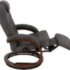 RecPro Nash 28" RV Euro Chair Recliner | Modern Design | RV Furniture | Swivel Base | Recliner Chair (2 Chairs, Gunmetal) - Image 8